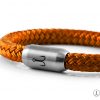 bracelet fischers fritze Mackerel  orange sailing rope detail