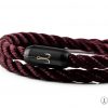 bracelet fischers fritze Torpedo Shrimp  turned dark red sailing rope stainless steel
