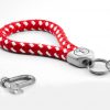 fischers fritze sailing rope keychain keychain anchor red white cologne close