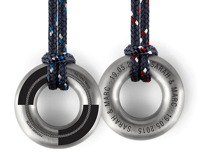 Halskette Necklace Rettungsring Life Ring DLRG Seenotrettung 